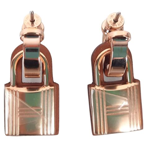 hermes gold stud earrings|hermes o'kelly earrings.